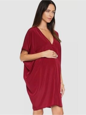 Hatch Burgundy Slouch Dress